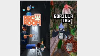 gorilla tag and rec room [upl. by Ardnaskela]