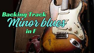 F Minor Blues BACKING TRACK JAM  106 bpm [upl. by Dolan]