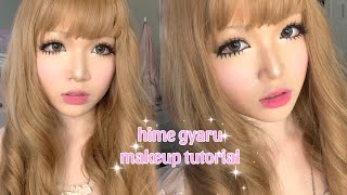 hime gyaru makeup tutorial ౨ৎ⋆˚｡⋆ [upl. by Anwahsat576]