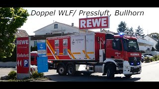 Feuerwehr Bietigheim Kornwestheim Marbach Hemmingen und THW Ludwigsburg auf quotEinsatzfahrtquot [upl. by Cressler613]