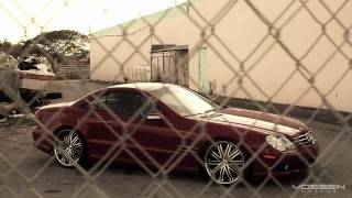 Mercedes Benz SL500 on 20quot Vossen VVS082 Wheels  Rims [upl. by Ettesil489]