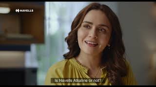 Havells Alkaline Water Purifiers  Sahi Paani Ka Sign Havells Alkaline  Bengali [upl. by Eleonora]