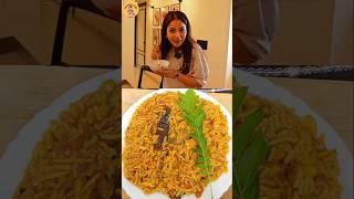 Shehnaaz Gills Viral Sambar Rice shorts shehnaazgill sambarricerecipe [upl. by Haskins963]