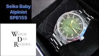 Seiko Baby Alpinist SPB155J1 38mm Prospex Review A Taste of Seiko’s Future [upl. by Gowrie634]