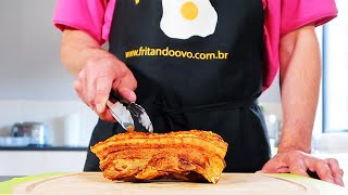 BARRIGA DE PORCO NA AIR FRYER SUPER CROCANTE E UMA RECEITINHA PARA FINALIZAR DELICIOSA [upl. by Leodora430]