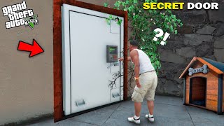 Franklin Found A Secret Button Inside His House In Gta 5 [upl. by Eicnan]