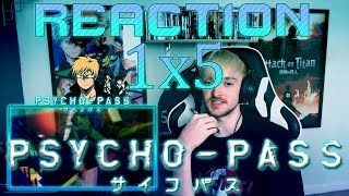 Psycho Pass Season 1  Episode 5 REACTION quotTRIPPYquot [upl. by Auqinot]