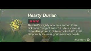 Hearty Durian  Farming Location 1  Zelda BOTW [upl. by Fenwick]