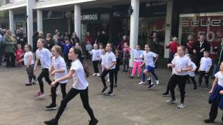 Kirkby C of E primary school performing in kirkby town centre [upl. by Carolee]