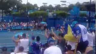 Damir Dzumhur Australian Open 2014 BH FANATICOS [upl. by Oakley899]