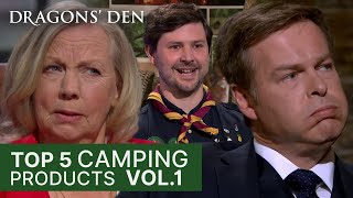 Top 5 Camping Products Pitched In The Den Vol 1  Dragons Den [upl. by Anotyal]