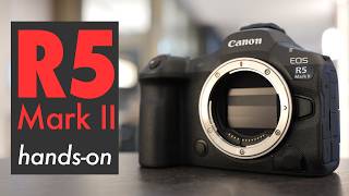 Canon EOS R5 Mark II HANDSON firstlooks review [upl. by Otrebliw]