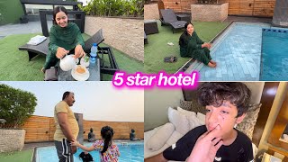 5 Star hotel ki chai  Sitara Yaseen new vlog [upl. by Ennayoj]