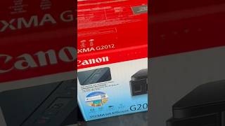 Printer canon g2012 how to set printer cartridge price Unboxing review printer canon unboxing [upl. by Haily]