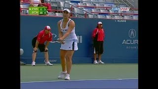 Tamira Paszek vs Francesca Schiavone Montreal 2008 summary [upl. by Jedthus]