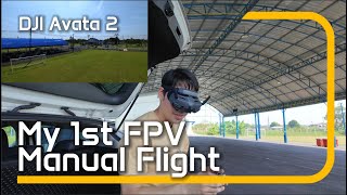 1st manual fpv flight with DJI Avata 2 [upl. by Nathanael232]