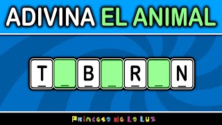 ADIVINA LA PALABRA OCULTA 🧠​👀 Test de Animales y Agilidad Mental ✅ Juego de VOCALES 🔠 2º Parte [upl. by Bayless]