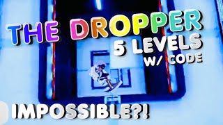 The Dropper  Fortnite Creative Minigame w Code  5 HARD Levels [upl. by Jefferson]