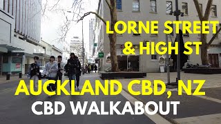 Discover Auckland CBD Series A Walk Through Lorne Street and High Street Auckland CBD NZ [upl. by Notac]