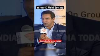 Yorker amp Field Setting for Fast Bowlers shorts yorkerking fastbowlingtips wasimakram [upl. by Odlaw]