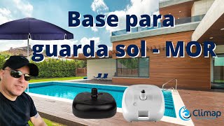 Base para guarda sol  marca MOR [upl. by Inuat759]