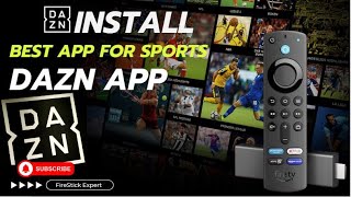 Install Best app for Sports on Firestick 2024 DAZN App [upl. by Kcirdle]