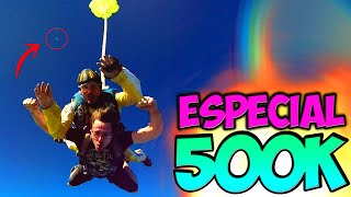 EPIC VLOG SALTO EN PARACAIDAS  ESPECIAL MEDIO MILLON DE SUSCRIPTORES 500K APIXELADOS [upl. by Ut]