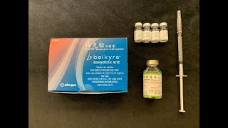 倍克脂混合麻醉劑實驗影片 Belkyra aka Kybella mixing with Lidocaine 呂佩璇醫師實驗影片 [upl. by Aniles]