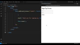 JavaScript Forms [upl. by Euphemie]