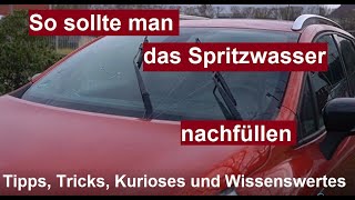 ✅Scheibenwischer Wischwasser nachfüllen Renault Clio  PKW Scheibenwischwasser Frostschutz auffüllen [upl. by Harmaning612]