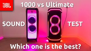 JBL Partybox 1000 vs Ultimate Sound comparison [upl. by Hasen765]