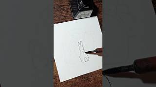 Speed Inking Beatrix Potter art draw sketch illustration watercolor artist artwork paint [upl. by Ocsirf]