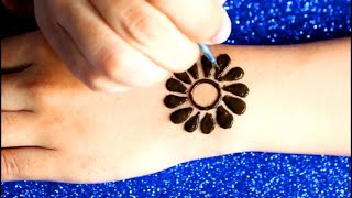 2019 Mehndi Design  Henna Design Back Hand  Simple Henna Designs  HENNA ART [upl. by Juetta]