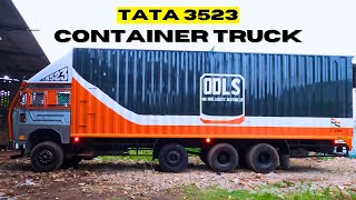 12 Wheeler Container Body Cabin  TATA 3523 [upl. by Shulman147]