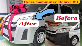 SATISFIED CUSTOMER PINABAGO ANG KANYANG BINILING HIACE COMMUTER DELUXEONLY IN TOYOTA MAKATI [upl. by Jyoti]