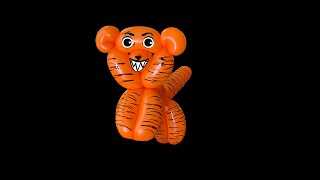 Balloon Tiger  Twisting Tutorial [upl. by Nannie]