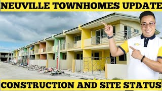 NEUVILLE TOWNHOMES SITE UPDATE  COMPLETE FINISHED TOWNHOUSE IN TANZA  MURANG TOWNHOUSE SA CAVITE [upl. by Nyrret328]