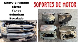 REEMPLAZO DE SOPORTES DE MOTOR CHEVROLET SILVERADO 1500TAHOESUBURBANGMC YUKONSIERRA 2007 [upl. by Rodie]