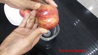 Appleसेब खाने से पहले ये वीडियो जरूर देख लीजिये  Useful Kitchen Tip Hindi How to clean apple wax [upl. by Eob]