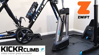 Wahoo Kickr CLIMB Gradient Simulator Zwift Setup How To [upl. by Darrej]