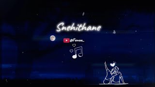 Snehithane song with English lyrics  Masala Coffee  Ar Rahman  Tamil song  Sooraj Santhosh ARR [upl. by Eglantine]