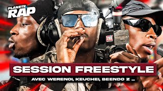 SESSION FREESTYLE avec Werenoi Beendo Z Keuchei EspritLvarge VVES amp Le 6  PlanèteRap [upl. by Doownel]