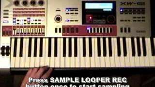 Tutorial XWG1 Sampling EDM Live Jam Performance [upl. by Petrina]