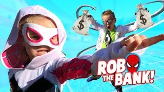 SpiderMan Rob the Bank game for kids  KCity [upl. by Haidej]