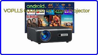 REVIEW 2024 VOPLLS 600ANSI 4K Smart Projector ESSENTIAL details [upl. by Skill]