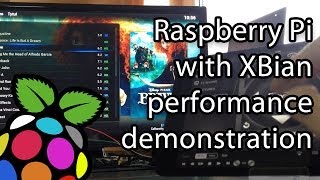 Raspberry Pi with XBian performance test amp demo at default settings XBMC Kodi HD [upl. by Milore]