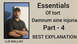 essential of tort part 4 Damnum sine Injuria viralvideo education lawstudent [upl. by Ardnuahsal]