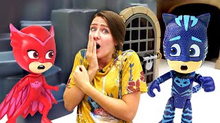 La diversión absoluta de los juguetes de PJ Masks La Guardería Infantil de Ana Vídeos para niños [upl. by Bonnie367]