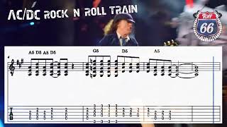 ACDC  Rock N Roll Train  Rockschool Grade 2 Guitar Backing Track with vocal [upl. by Macleod]