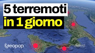 5 terremoti in Italia nello stesso giorno vi spiego perché non sono collegati [upl. by Lebisor]